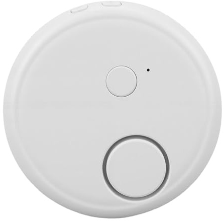 PUSOKEI Fensteralarmsystem, Extrem Laute 130-dB-Alarme, 1-5-stufige Vibrationsanpassung, Lautstärkeanpassung, Fenstersicherheitsalarme Zur Glasbrucherkennung
