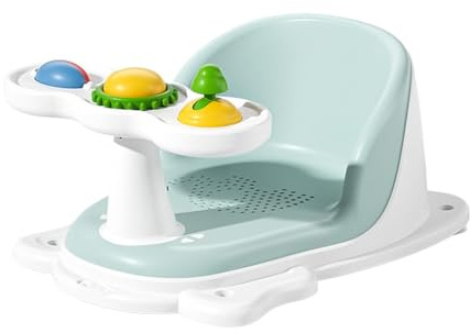 Badkar för barn – halkfri duschpall och halkfri badstol – upprätt babysits, för småbarn, spädbarn, föräldrar, vårdpersoner,