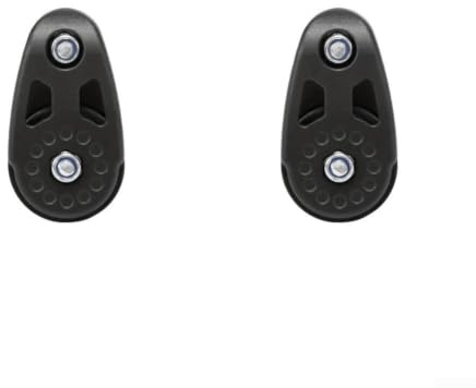 Polea de nailon para cuerda de anclaje de kayak, accesorio de aparejo suave resistente de 8 mm, equipo de navegación marina y remo (2 piezas)