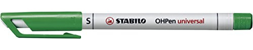 Stabilo OHpen 851 Folienschreiber grün löslich 0,3mm-Spitze superfein