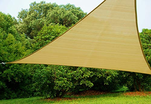 TELO COPERTURA OMBRA VELA TRIANGOLO BEIGE MT5x5x5
