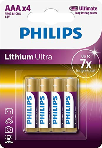 Batteria al litio Philips Ultra FR03 Micro AAA 1100 mAh 1.5V - 1x Blister