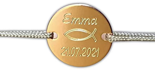 Kamiko Taufarmband 925er, Babyarmband Namensgravur, Kinder Namensarmband, Gravurarmband, Personalisiertes Armband für Kinder, Armband zur Kommunion