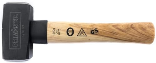 Primaster Fäustel 1250 g Holzstiel Fäustelhammer Stahlkopf Hammer