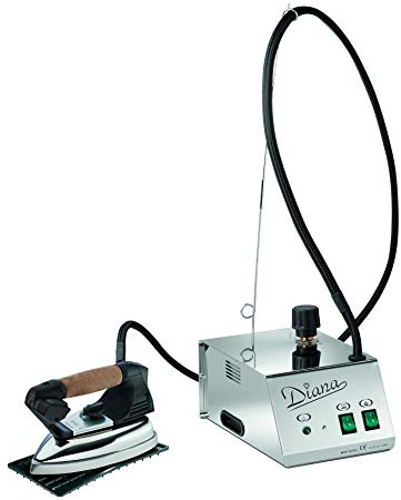 BATTISTELLA DIANA 0,8 litros de generador de vapor con caldera de acero inoxidable y con plancha y suela de teflón