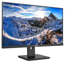 Philips 328B1-32 Zoll UHD Monitor, höhenverstellbar (3840x2160, 60 Hz, HDMI 2.0, DisplayPort, USB Hub) schwar