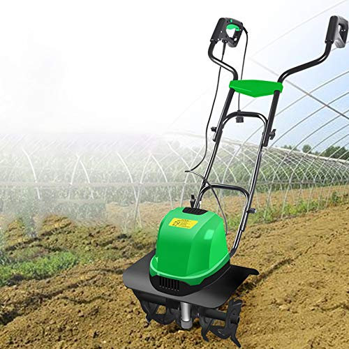 Escarificador y aireador con Cable de 40 cm (16 Pulgadas), cultivador/cultivador eléctrico, rastrillo de césped eléctrico para Limpiar los desechos del césped y Mejorar su Salud