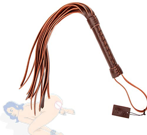 JUMOK Fouet d'équitation Cuir synthétique Durable Outil de Punition