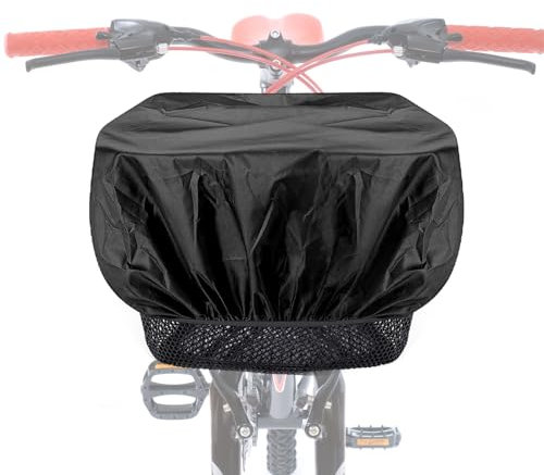 Cosysparks Vattentätt 2-Pack Cykelkorgskydd Regnskydd Svart