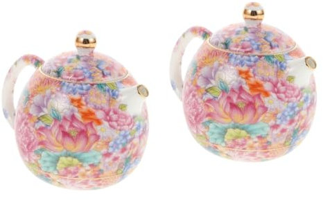 Garneck 2 Stück Handgemachte Keramik Im Chinesischen Stil Teegeschirr Teestube Tee Servierwerkzeug Keramik Teekessel Bone China Kleiner Teekessel Chinesische