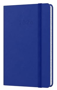 Collins - Legacy - 2026 12 Month Calendar Year Planner, Week-To-View Diary, Pocket Hard Cover - Blue (CL73.60-26)