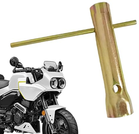 Genérico Llave De Vaso Para Bujías - Herramienta De Extracción De Bujías | Doble Cabeza Tubular Para Motos Coches Camiones Barcos Mecánica Automotriz Industrial