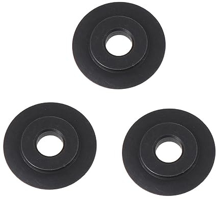 Cuchillas para Cortatubos de Acero al Manganeso 3 Piezas | Negro, para Cobre y Plástico, Corte de Acero Inoxidable y Aluminio, Reparación de Vehículo E Instalación de Aire