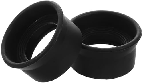 FUNNETOYU 2 unidades de protección ocular de goma, prismáticos, microscopios, protección ocular, protección para los ojos, lentes protectores, cómodos, duraderos, versátiles, utilizables