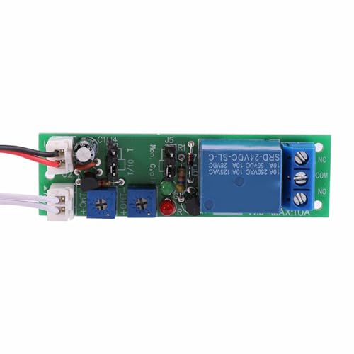Generic Modulo Interruttore Timer con Ritardo Ciclo Doppio relè Regolabile per Operazioni di Dispositivi Temporizzati Materiale PCB
