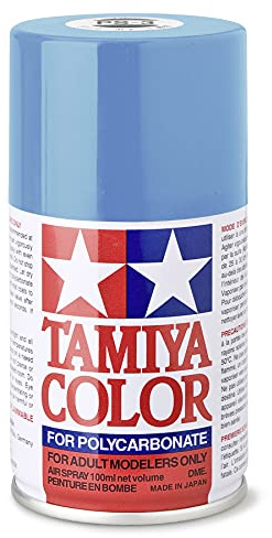Tamiya 86003 PS-3 Hellblau Polycarbonat 100ml - Sprühfarbe für Plastikmodellbau, Modellbau und Bastelzubehör, Sprühfarbe für den Modellbau