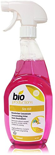 Bio Productions Sta-Kill Deodoriser Concentrate for the Removal of Odours such as Vomit, Urine and Pets - 750 milliliter