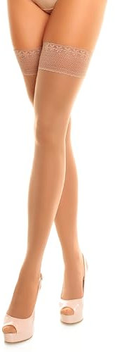 GLAMORY Vital 40 halterlose Stützstrümpfe-make up-48-50