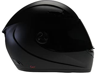 Motorradhelm Integralhelm CMX Blacky M schwarz matt mit Visier klar und getönt