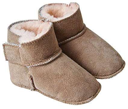 Fellhof 5101 Stieferl Kuschl, Größe - 1 (16/17), hellbraun