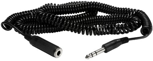 1/4-Inch Stereo Headphone Extension Cord 25 feet Coiled