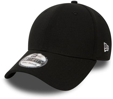 New Era 39Thirty Stretch-Fit Cap - NE Flag schwarz - L/XL