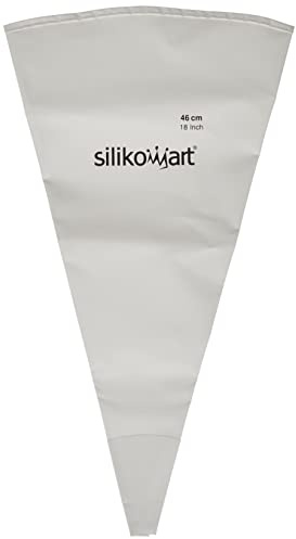 silikomart | Sac a Poche 46 cm, en coton, imperméable et résistant pour décorer les bonbons, paquet de 1 pièce, Made in Italy