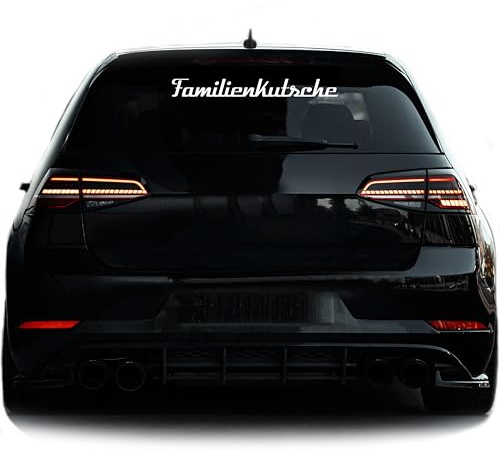 1A Style Sticker Familienkutsche Aufkleber Frontscheibe Kombi Fun Aufkleber