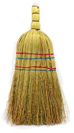 Straw Broom with 10 cm Small Handle