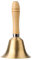 Campanilla de Mano de Metal Timbre de Recepción de Hotel con Mango de Madera