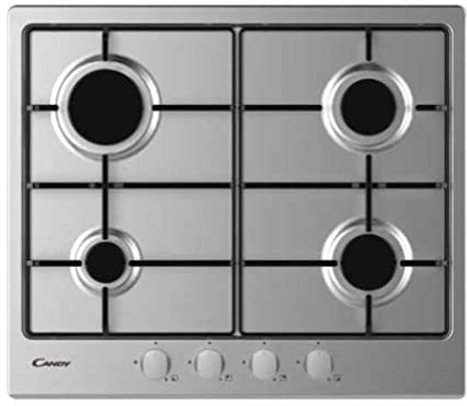 Piano cottura da 60 cm, Gas, N° 4 Fuochi, Inox - CEL6PBRX Serie Timeless Candy