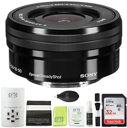 GYTE Bundle - Sony Objectif 16-50 mm f/3.5-5.6 OSS - Monture E Sony + Pack Premium (boîte blanche)