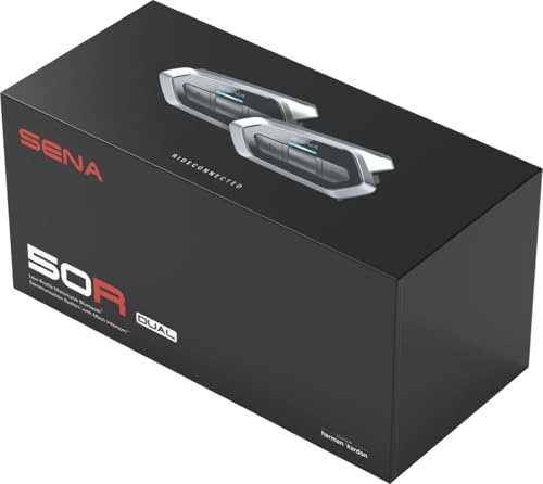 Sena 50R Bluetooth Communication with Mesh Intercom Dual Pack