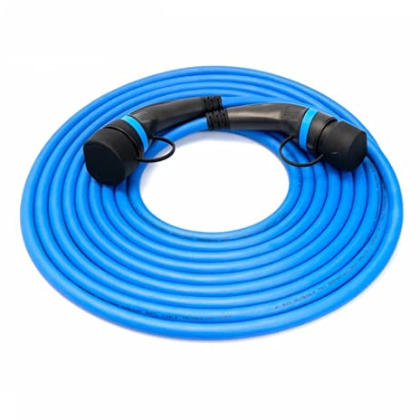 LXSWY elektroauto ladekabel 8 10 15 Meter 32 A dreiphasiges 22 kW EV-Kabel Typ 2 auf Typ 2 EV-Ladekabel for Elektrofahrzeuge IEC 62196 32 A EVSE-Kit (Color : 8 Metres)