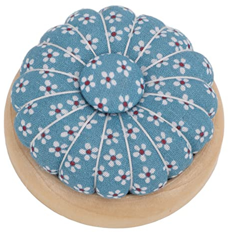 Nadelkissen, Nähnadel Nadelkissen Holz Nadelkissen mit Kürbisform Nähen Handwerk Quilten Zubehör
