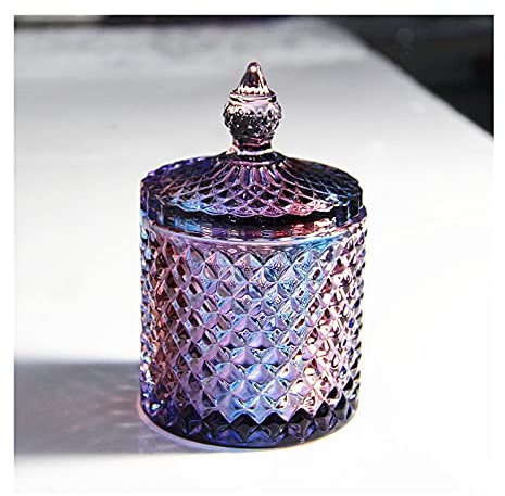 HEXEH Portacenere Posacenere in Vetro, posacenere in Vetro di Grandi Dimensioni for sigari, vassoi in Cristallo Trasparente Posacenere in Vetro for Esterni Posacenere Tavolo (Color : B)