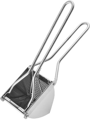 Prensa de patatas de acero inoxidable fácil de usar para cocina indispensable Prensa de patatas de acero inoxidable para gourmets puré de verduras