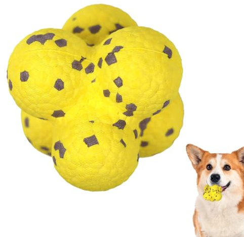 ZITUZY Kauzauber Ball für Hunde, Kauzauber Ball, Kauzauberball Hund, Hundeball Unzerstörbar, Hundeball, für Kleine, Mittlere Und Große Hunderassen, Wiederverwendbares Kauspielzeug