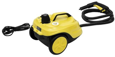 Limpiador de vapor multifuncional de 2000 W, limpiador de vapor de alta presión, portátil, máquina de limpieza de vapor con 1,8 l, para cocina, baño, coche, desinfección
