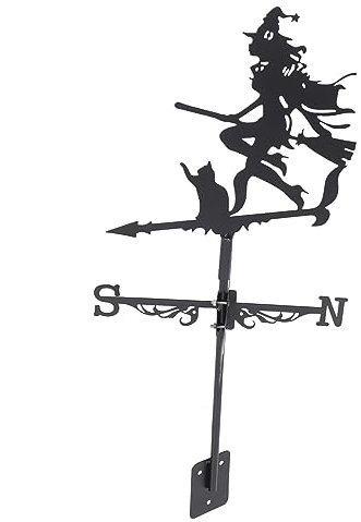 POPETPOP Kit Girouette - Décoration De Toit Indicateur De Vent en Fer Décoration De Jardin Halloween Décoration Extérieure