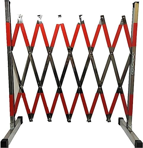 Mobile Ziehharmonika-Sicherheitsbarriere, Einziehbarer Zaun Aus Edelstahl, Einziehbare Mobile Metallbarrikade F¨¹r Garage, Schule, Einkaufszentrum, Platzsparend (1,2 X 6 M)