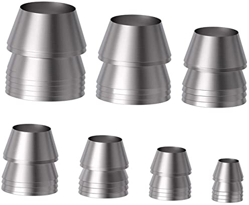 NUOBESTY 7piezas Metálica Divisoria Para Mango De Martillo Unidades Fija Cónicas Herramientas De Carpintería