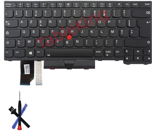 Table-King Clavier de Rechange rétroéclairé pour Lenovo Thinkpad L14 Gen1 L14 Gen2 (French)