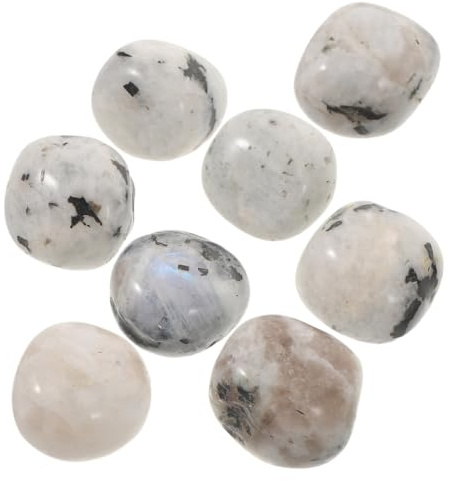 NIYANGLE Pietre Semipreziose Levigate Sfuse 100g, Cristalli Lucidati Naturali 2-3 Cm per Aromaterapia e Decorazioni, Pietre di Burattata per Benessere e Artigianato