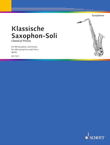 Klassische Saxophon-Soli: Alt-Saxophon und Klavier.
