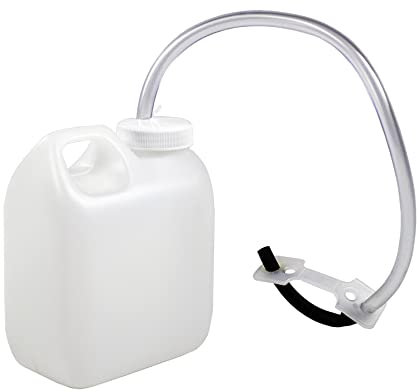 Precision-Steel 211498 Kit Purge de Freins - Durite de Purge 60cm - Bocal de Récupération 1L Gradué - Chaînette de Fixation