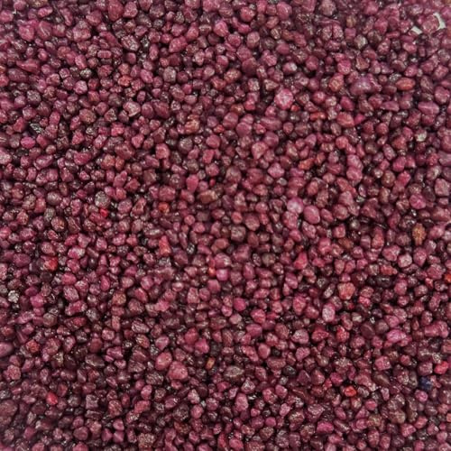 brockytony Aquarienkies, Rundkies, Aquariumkies, Zierkies, Bodengrund 5kg, 2-3mm. Farbe: Weinrot, rot, Burgund