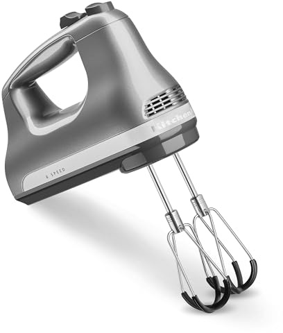 KitchenAid 6 Speed Hand Mixer with Flex Edge Beaters - KHM6118