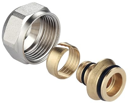 zencQ Klemmringverschraubung 3/4'' Eurokonus für Mehrschicht-Verbundrohr und PEX rohr 16 * 2,0