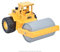Mighty Wheels Steel Road Roller Truck Toy 7 - Free-wheeling Compactor Roller Truck Toy with Movable Drum - Durable Steel and Plastic Construction Toys for 3+ Year Old Boys and Girls